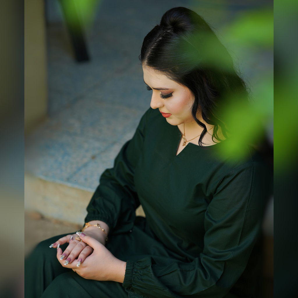 Zareen — Deep Forest Green 2-Piece Set