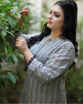 Slate Noir 3-Piece Printed Lawn Suit.